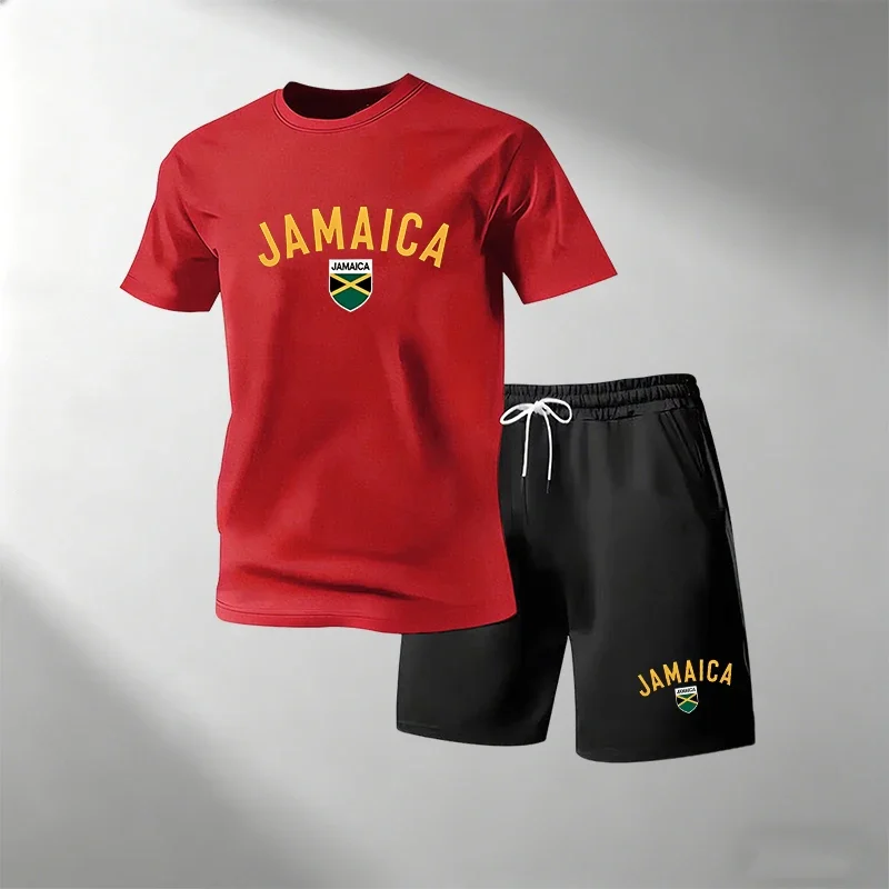 Home Gym Yoga - JAMAICA Summer Casual T-Shirts Sets for