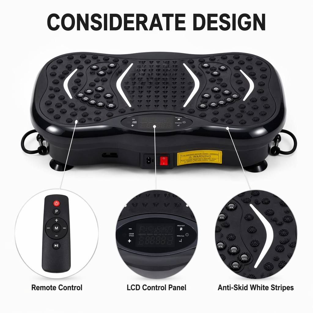 Leg Home Gym Workout - Professional Vibration Plate Fitness Machine with