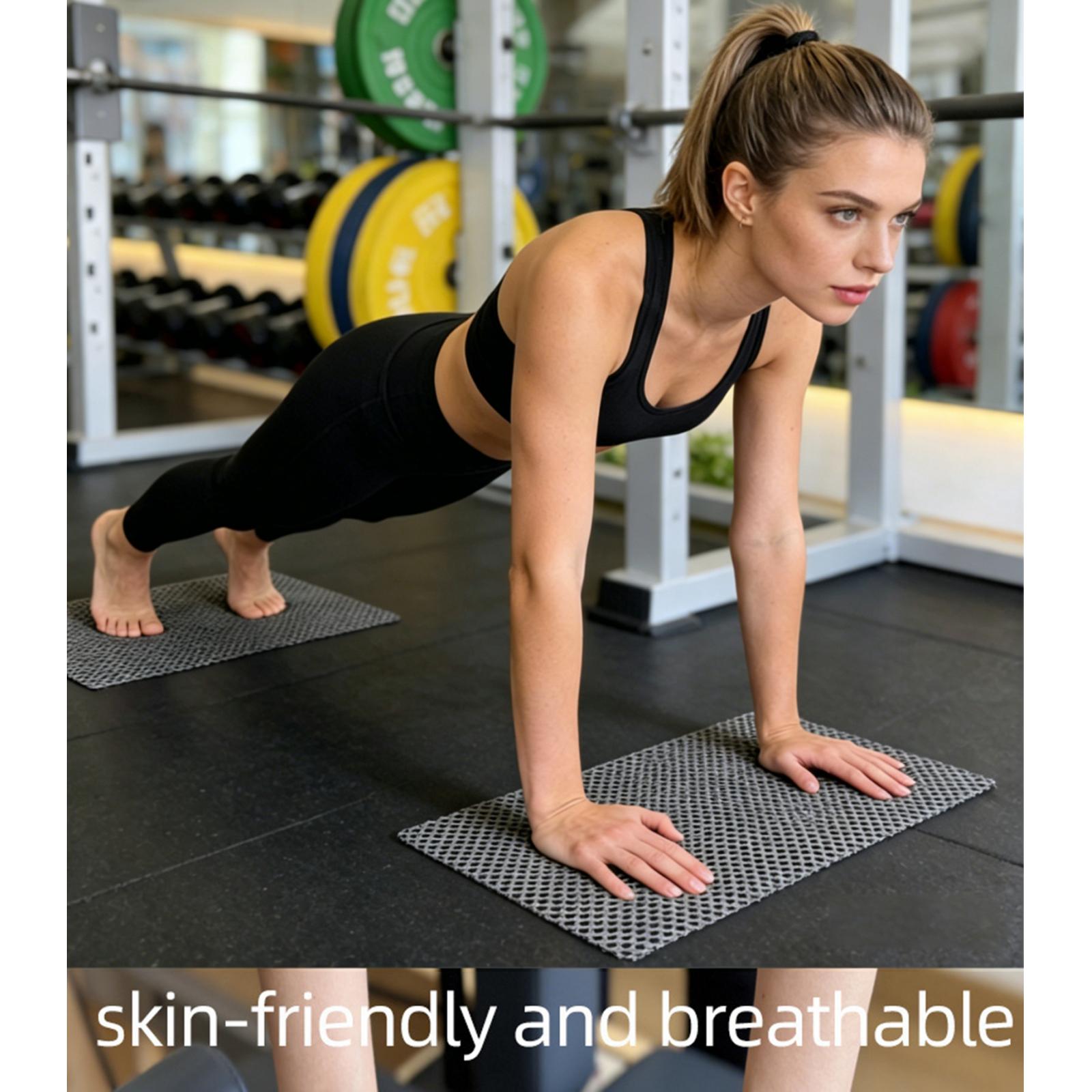 Home Gym Yoga - 2Pcs/Set Pilates Nonslip Mat Stable PVC
