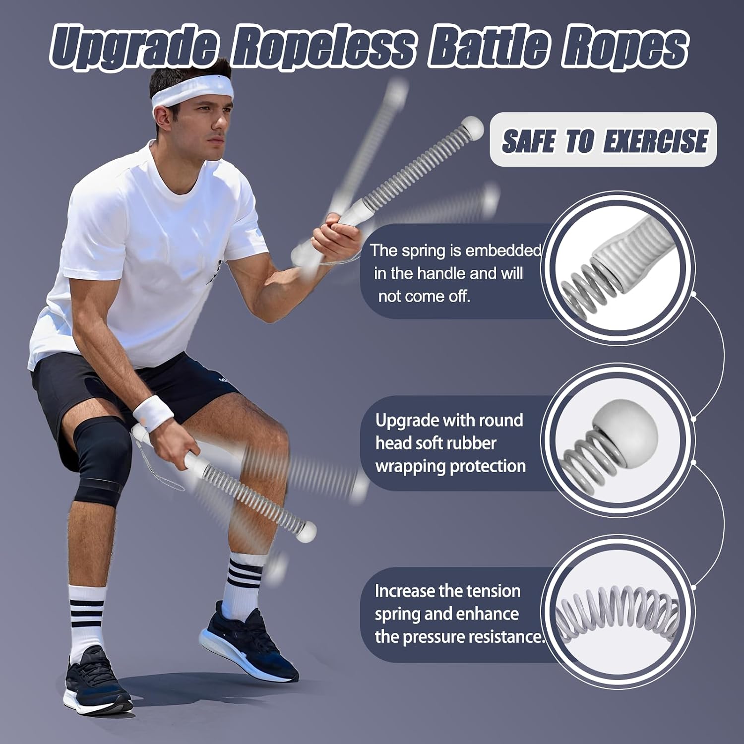 2nd Gen Ropeless Battle Ropes  - đánh giá và giá Battle Rope Heavy