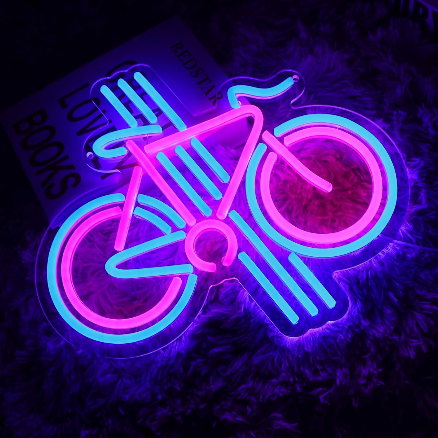Bike Neon Sign Dimmable Bicycl - đánh giá và giá Home Gym Neon Sign