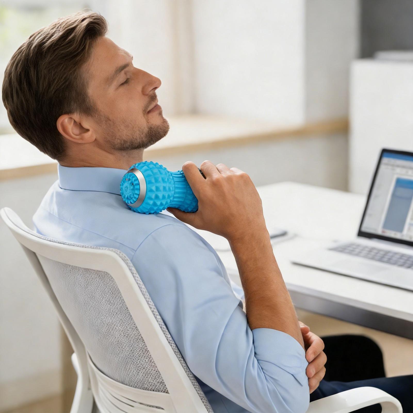 Vibrating Massage Roller Neck  - đánh giá và giá Home Gym Yoga