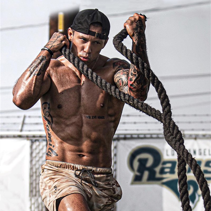 9/12/15M*25MM Fitness Polyeste - đánh giá và giá Battle Rope Heavy