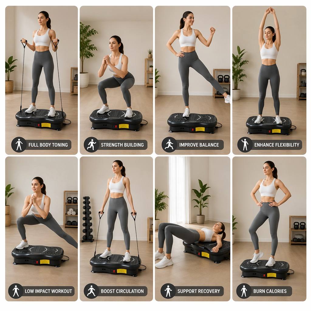 Professional Vibration Plate F - đánh giá và giá Leg Home Gym Workout
