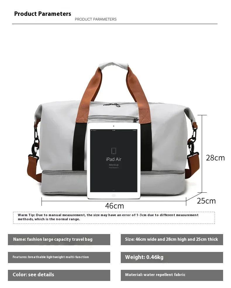 Large Capacity Travel Gym Bag  - đánh giá và giá Home Gym Portable
