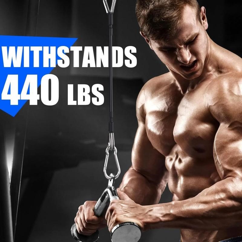 1/2Pcs 25cm Gym Cable Extensio - đánh giá và giá Lat Pulldown Cable