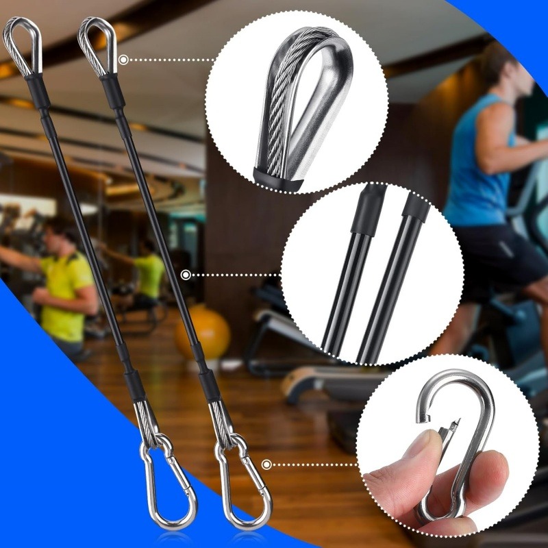 1/2Pcs 25cm Gym Cable Extensio - đánh giá và giá Lat Pulldown Cable