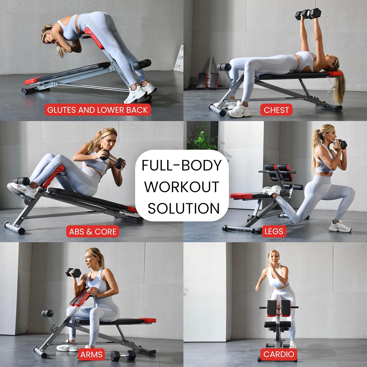 Multi-Functional Weight Bench  - đánh giá và giá All In One Gym Home Equipment
